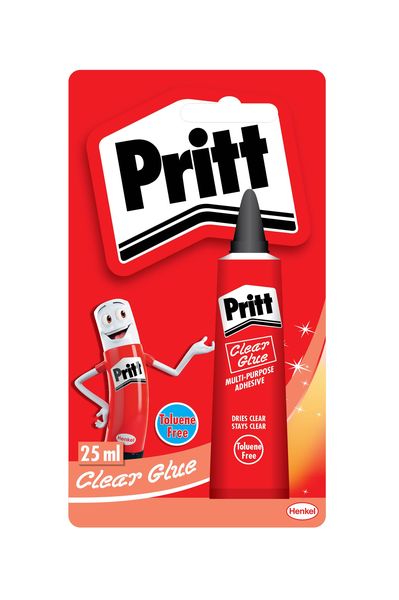 Pritt Clear Glue 25 ml carded