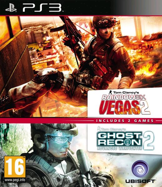 Rainbow Six Vegas 2 And Ghost Recon Advanced Warfighter 2 (Double Pack) (PEGI) (PS3)