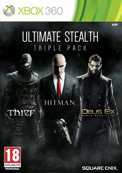 Ultimate Stealth Triple Pack (Thief, Hitman Absolution &amp; Deus Ex Human Revolution) (Xbox 360)