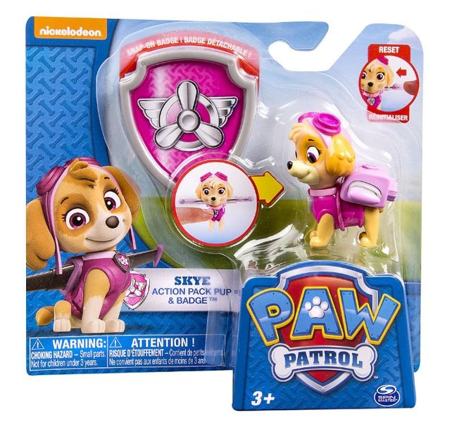 Paw Patrol Pup With Transforming Backpack - Skye