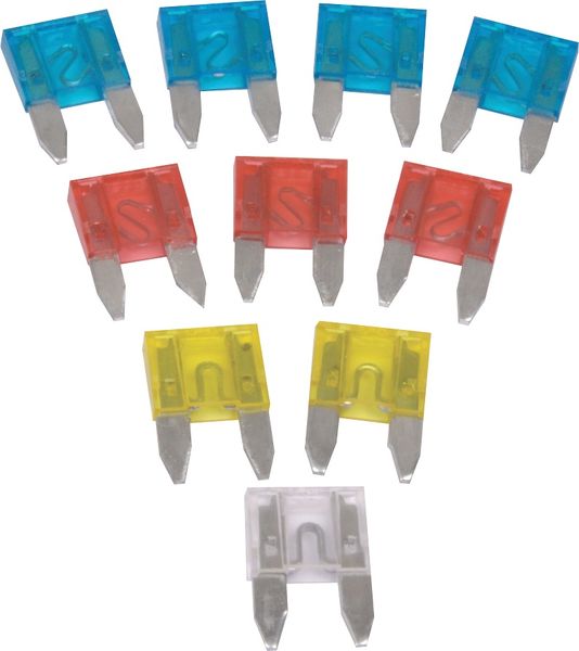 Motoquip - Miniature Blade Fuses - 10 Piece