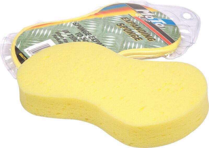 Motoquip - Expanding Wash Sponge - Yellow