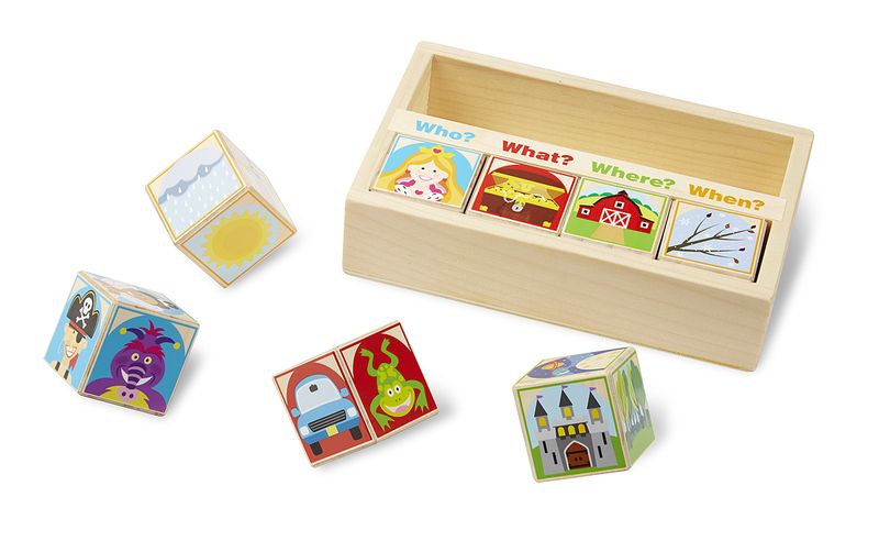 Melissa &amp; Doug Wooden Story Blocks