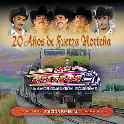 Los Rieleros Del Nor - 20 Anos De Fuerza Nortena (CD)
