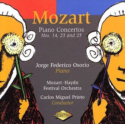 Jorge Freder Osorio - Mozart: Piano Ctos No 14 23 And 25 (CD)