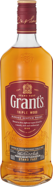 Grant's Triple Wood Blended Scotch Whisky, 750ml
