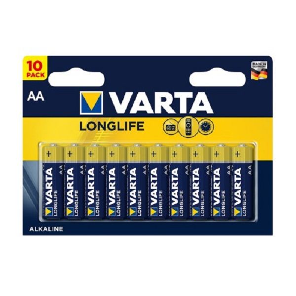 Varta AA Longlife Batteries - 10 Pack