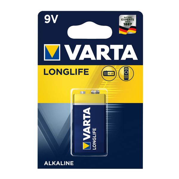 Varta 9V Longlife Batteries - 1 Pack