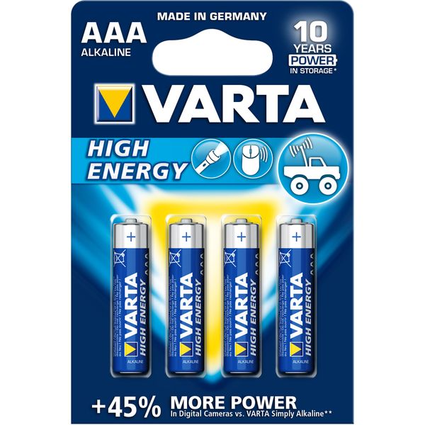 Varta AAA High Energy Batteries - 4 Pack
