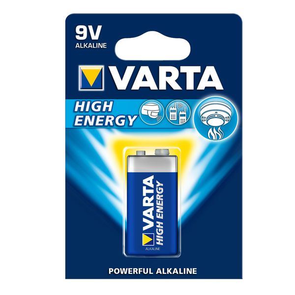 Varta 9V High Energy Batteries - 1 Pack