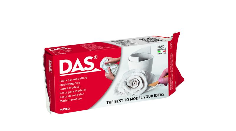 DAS Air Hardening Modelling Clay 1kg - White