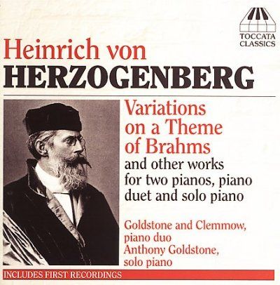 Variations On a Theme of Brahms (Goldstone, Clemmow) (CD / Album)