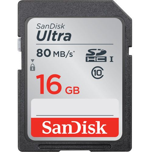 SanDisk Ultra 16GB SDHC Class 10 Memory Card