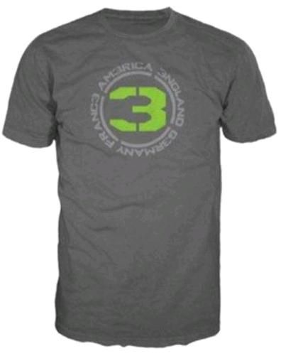 Call of Duty MW3 - Logo + Countries [Anthracite] T-Shirt (Medium)