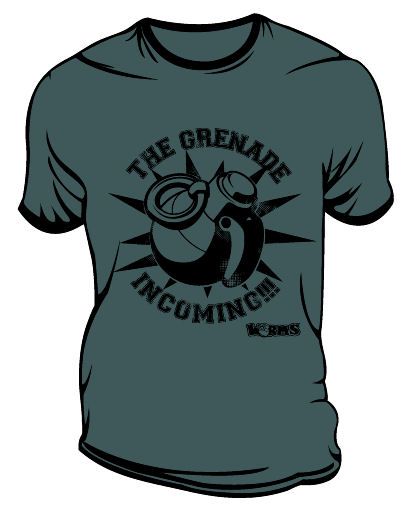 Worms - Grenade Incoming T-Shirt (Small)