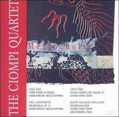Ciompi Quartet - Hindemith: Melancholie (CD)