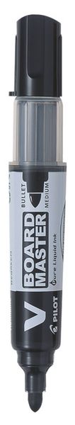 Pilot V Board Master Bullet Tip Whiteboard Marker - Black