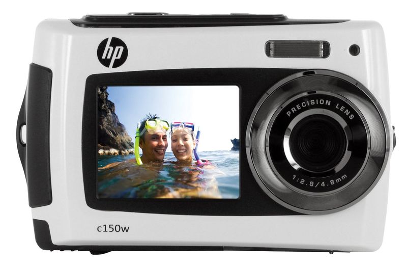 HP C150W Underwater Dual Screen Digital Camera White