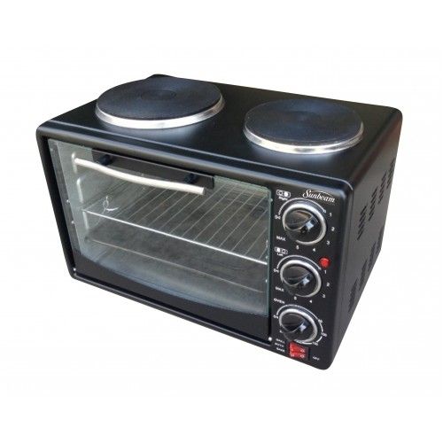 Sunbeam - 20 Litre 2 Plate Compact Oven - Black SCO-200A