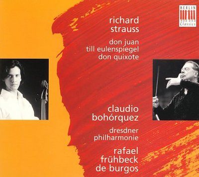 Claudio Bohorquez - Bach/strauss: Don Juan Don Quixote (CD)