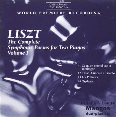 Georgia &amp; Lo Mangos - Liszt: Complete Sym Poems For Vol 1 (CD)