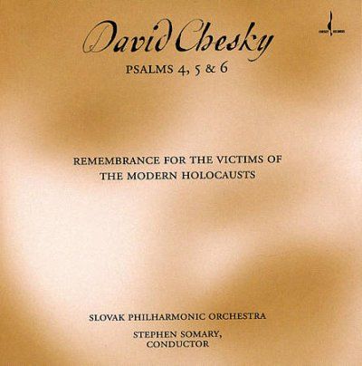 David Chesky - Psalms 4 5 &amp; 6 - Remembrance For Victim (CD)