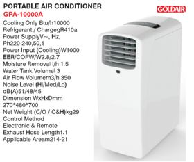 Goldair Portable Aircon White Buy Online In South Africa Takealot 