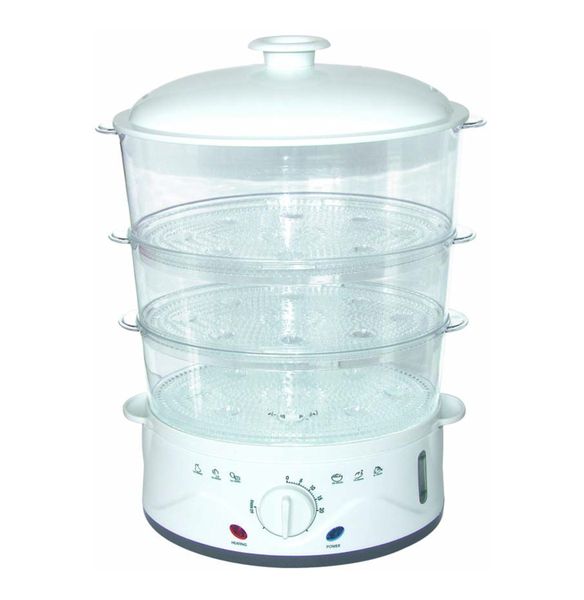 Sunbeam - 3 Tier Food Steamer With 60 Minute Timer - White - SFS-300