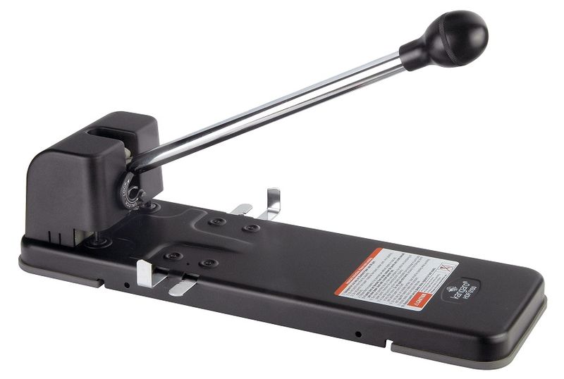 Kangaro HDP 2150 2 Hole Heavy Duty Punch - Black