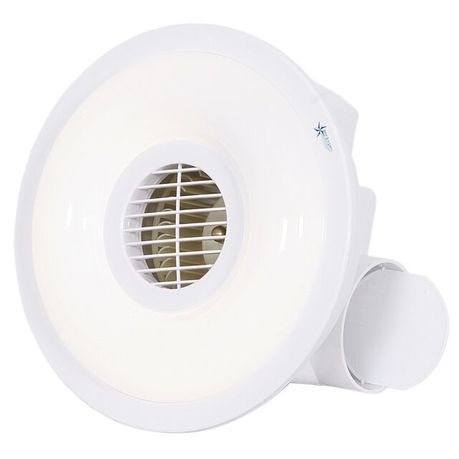 Bright Star Lighting Bathroom Ceiling Extractor Fan White