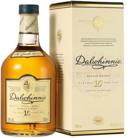 Dalwhinnie 15 Year Old Single Malt Scotch Whisky 43% ABV - 750ml