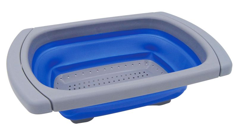 Leisure-Quip - Small Extendible Foldaway Colander - Blue
