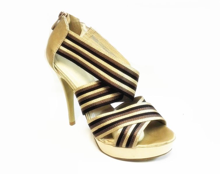 Lavanda Black Strappy High Heel Platform - (Size: 8)AD605-91071H-203B Black