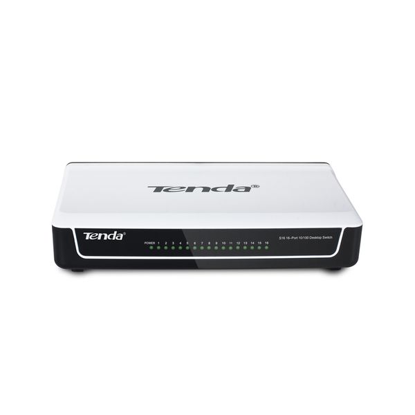 Tenda Switch 16-Port Fast Ethernet Desktop
