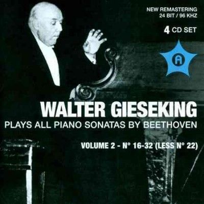 Walter Gieseking - Beethoven: Piano Sonatas Vol 2 (CD)