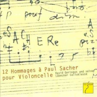 Twelve Tributes to Paul Sacher for Cello (CD / Album)
