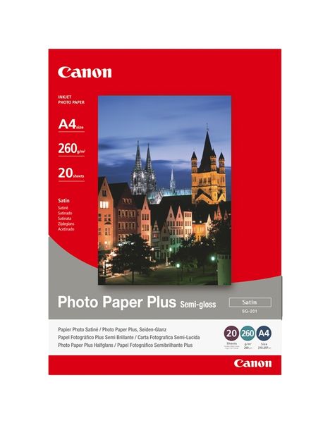 Canon SG-201 Semi Gloss A4 Photo Paper (20 Sheets)