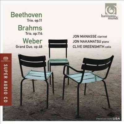 Jon Manasse - Beethoven/brahms: Piano Trio Op 11/gas (CD)