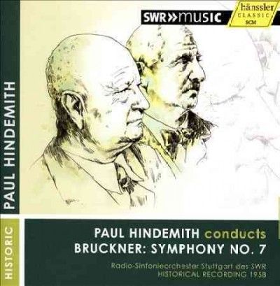 Swr Radio Symphony O - Hindemith Conducts Bruckner: Sym 7 (CD)