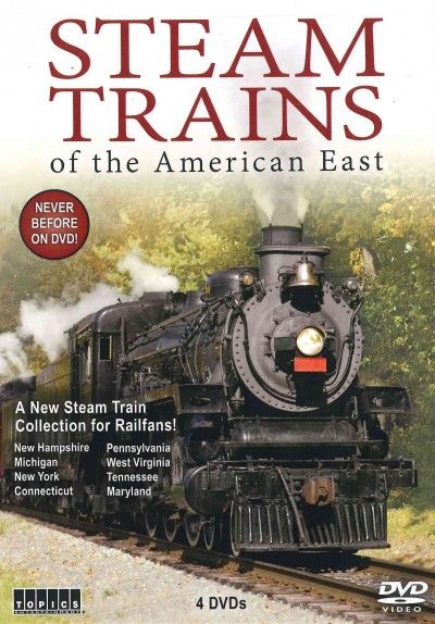 Steam Trains of The American East - (Region 1 Import DVD)