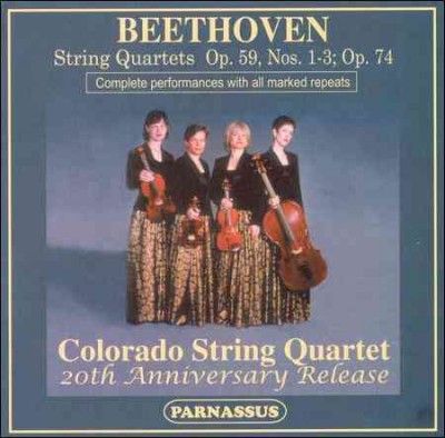Colorado Quartet - Beethoven: Quartets Opp 59 &amp; 74 (CD)