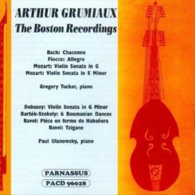 Arthur Grumiaux - Boston Recordings (CD)