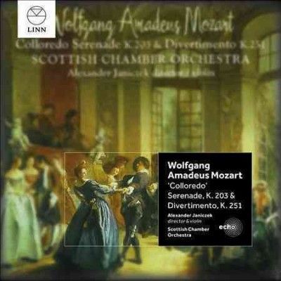 Scottish Chamber Orc - Mozart: Colloredo Serenade K 203 &amp; Div (CD)