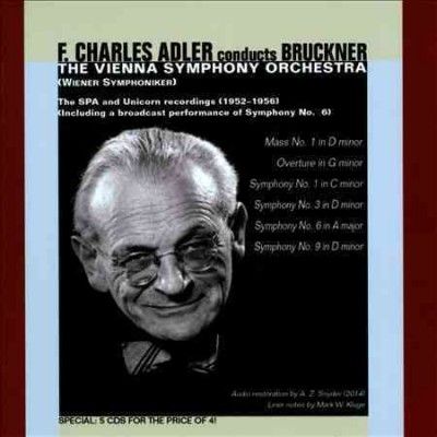 F. Charles Adler - F Charles Adler Conducts Bruckner (CD)