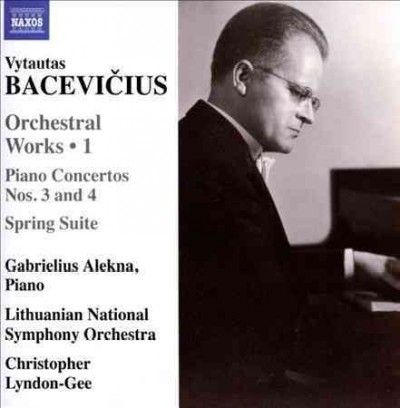 Gabrielius Alekna - Bacevicius: Orchestral Works Vol 1/pia (CD)
