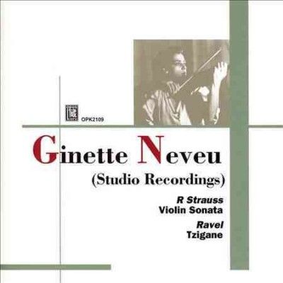 Strauss/Ravel:Ginette Neveu Studio Re - (Import CD)