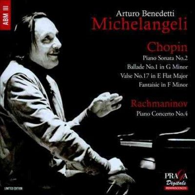 Arturo Benedetti Michelangeli: Chopin - Piano Sonata No. 2/... (SACD / Hybrid)