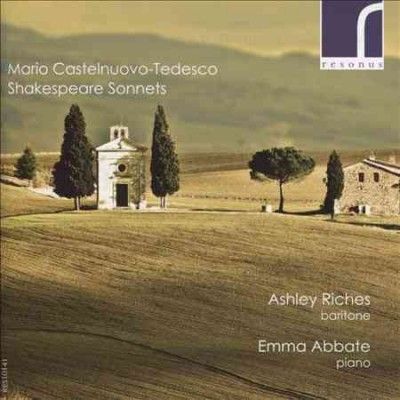 Mario Castelnuovo-Tedesco: Shakespeare Sonnets (CD / Album)