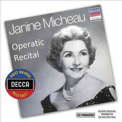 Janine Micheau - Most Wanted Recitals: Janine Micheau O (CD)