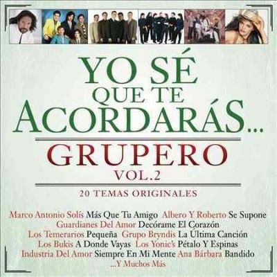 Yo Se Que Te Acordaras Grupero Vol 2 - (Import CD)